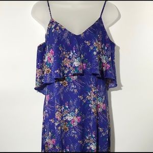 Floral Maxi Dress with V-Neck